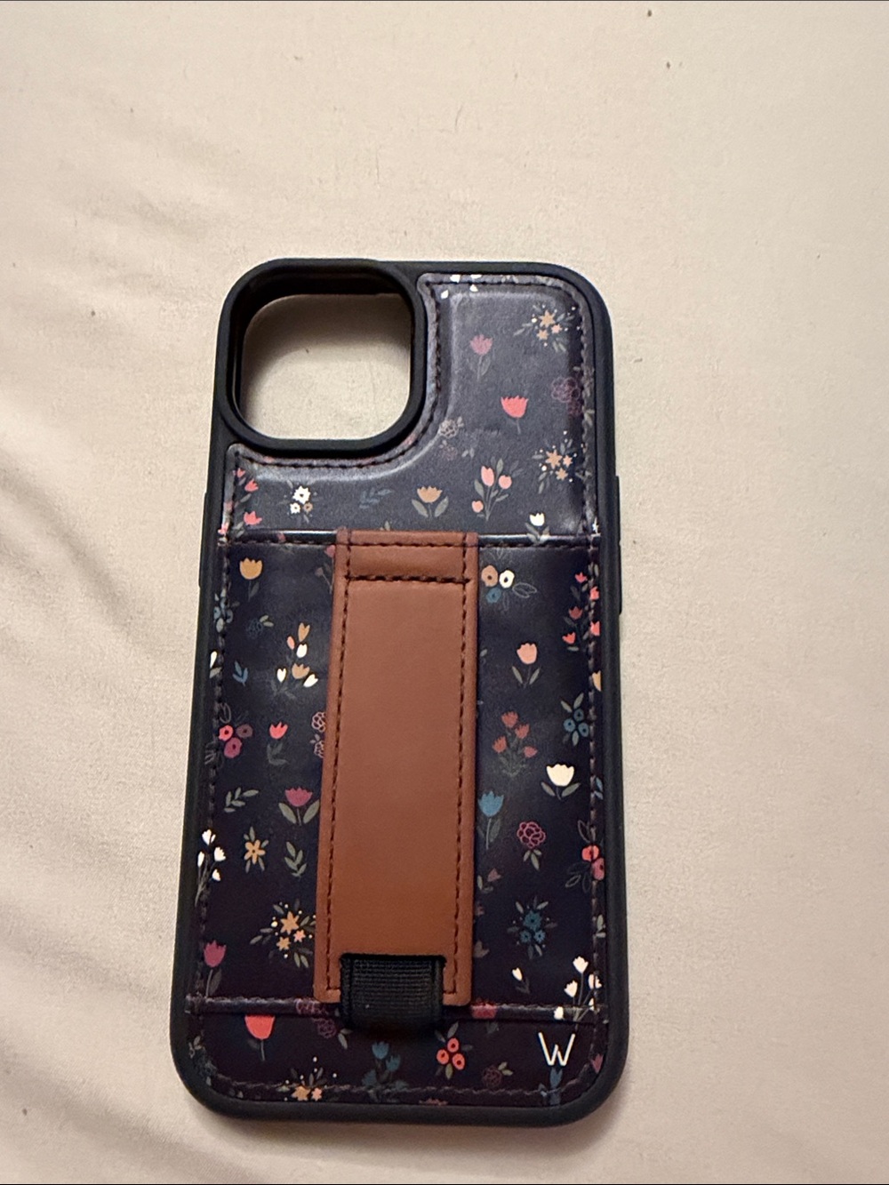 Walli Floral Black Phone Case